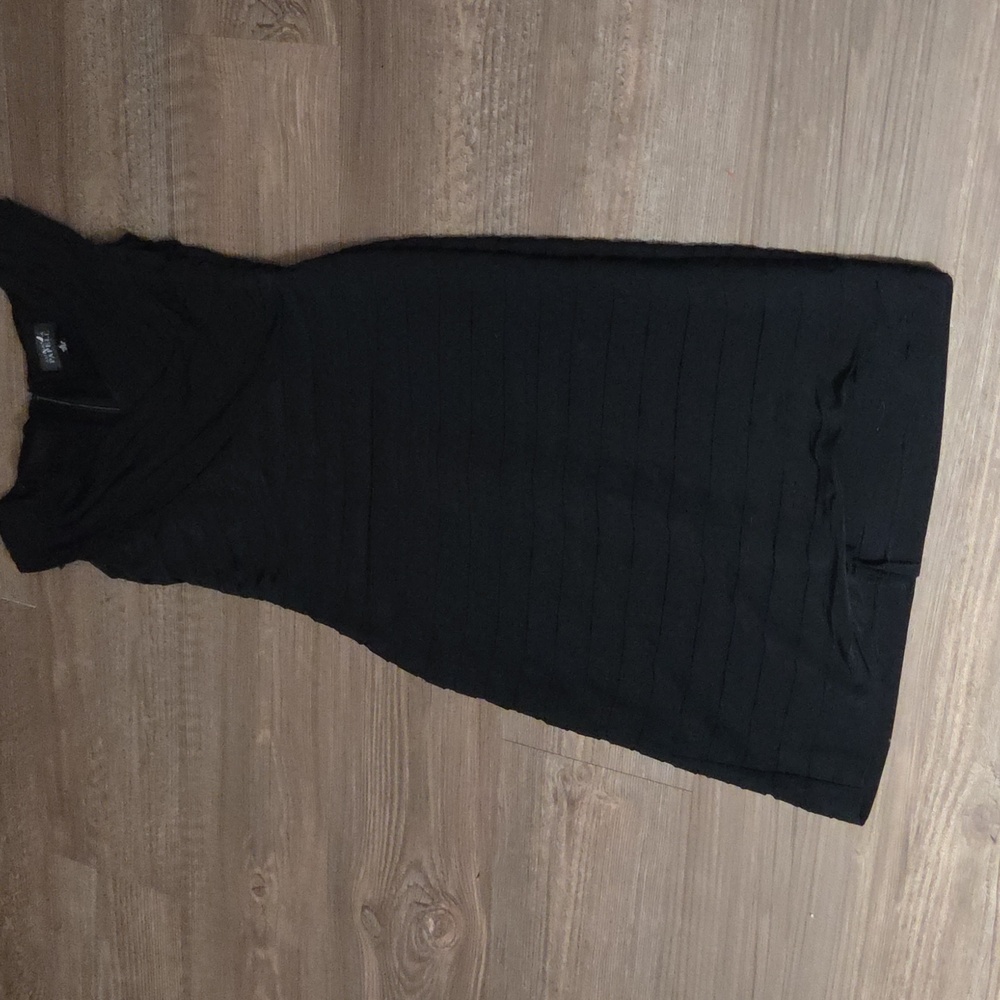 Adrianna Papell Black Mini Dress